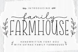 Пример шрифта Farmhouse